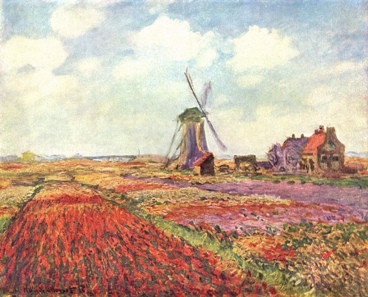 Claude Monet, Champs de tulipes en Hollande